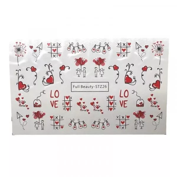 Valentins Box Nail Tattoos Herz